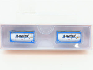N Scale JTC 205236 Laabs Tank Logistics 20' Standard Tank Container 2-Pack