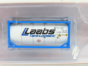 N Scale JTC 205236 Laabs Tank Logistics 20' Standard Tank Container 2-Pack