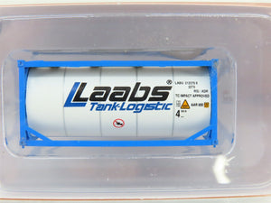 N Scale JTC 205236 Laabs Tank Logistics 20' Standard Tank Container 2-Pack