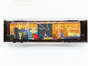 N Scale Micro-Trains MTL 02545014 RBOX Railbox 50' Box Car #32013 w/ Graffiti