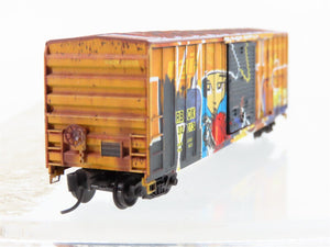 N Scale Micro-Trains MTL 02545014 RBOX Railbox 50' Box Car #32013 w/ Graffiti