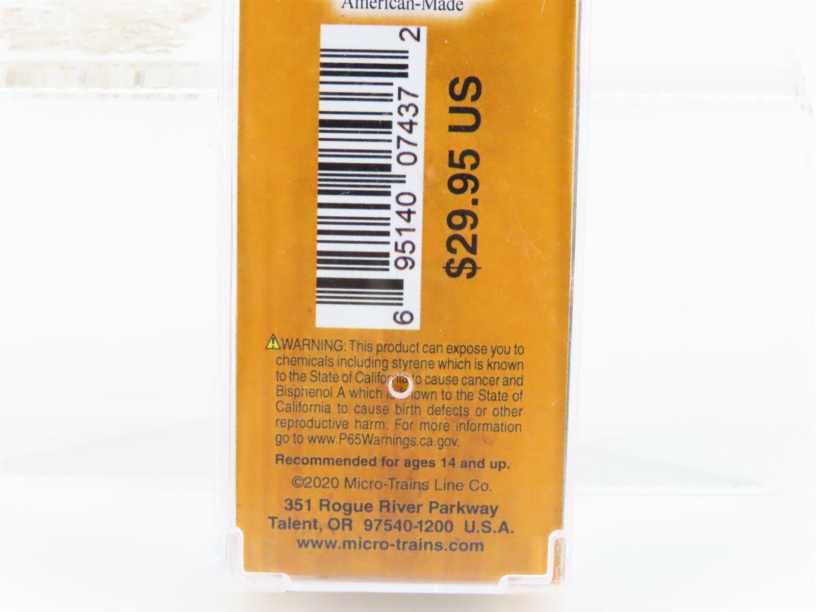 N Scale Micro-Trains MTL 02545014 RBOX Railbox 50' Box Car #32013 w/ Graffiti