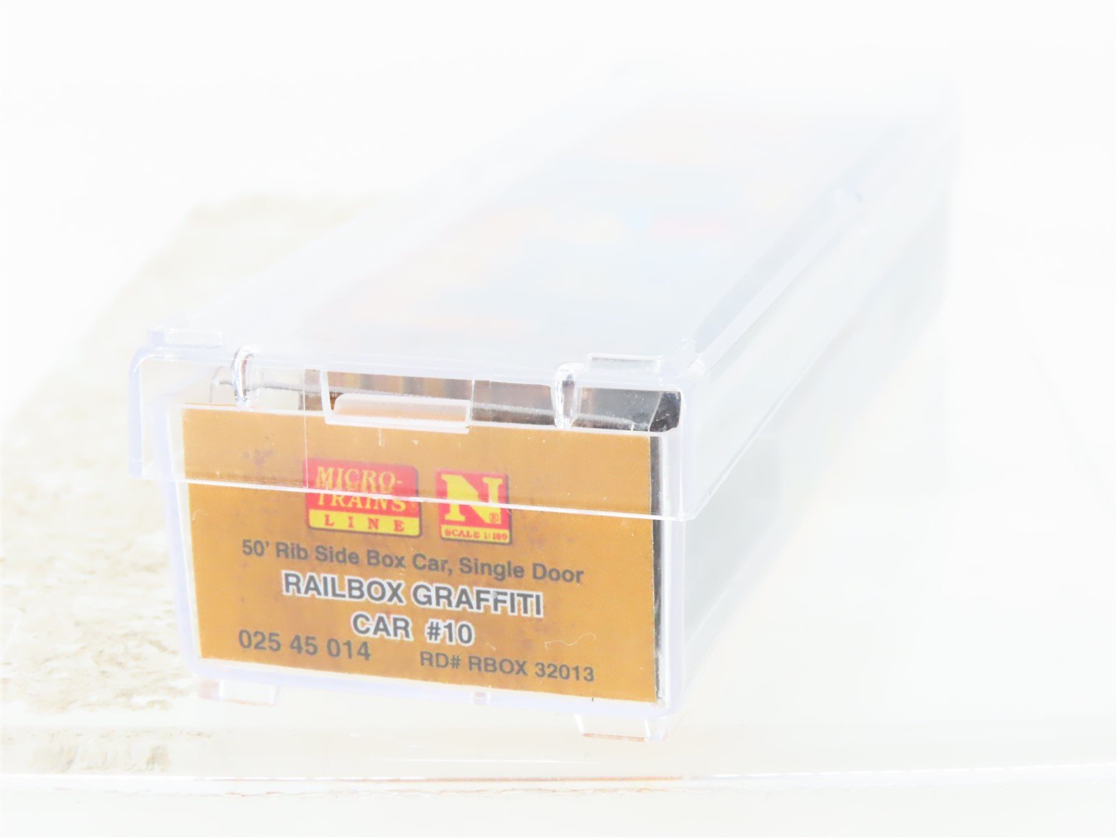 N Scale Micro-Trains MTL 02545014 RBOX Railbox 50' Box Car #32013 w/ Graffiti