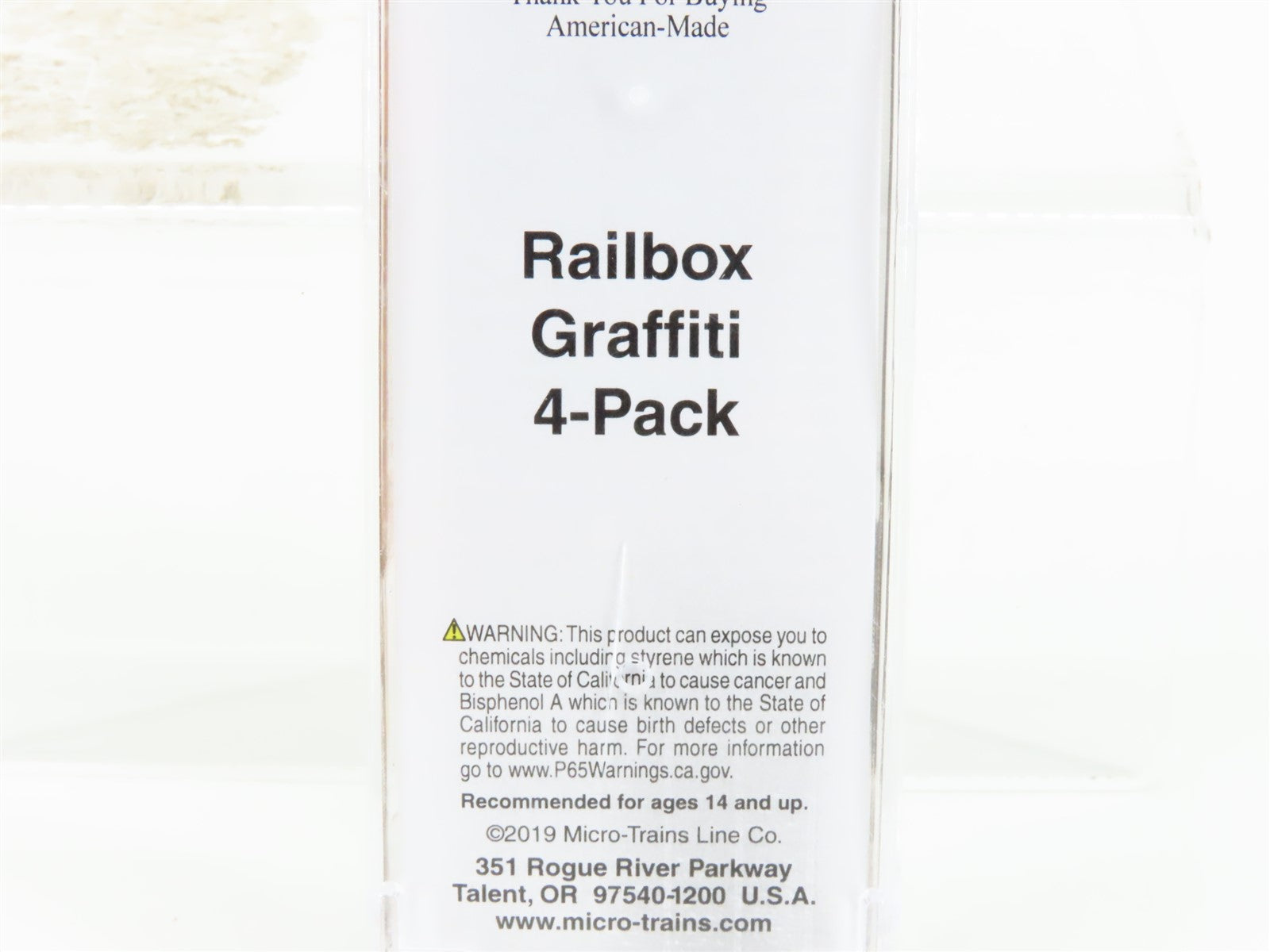 N Scale Micro-Trains MTL 02553011 RBOX Railbox 50' Box Car #52264 w/ Graffiti