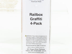 N Scale Micro-Trains MTL 02553011 RBOX Railbox 50' Box Car #52264 w/ Graffiti