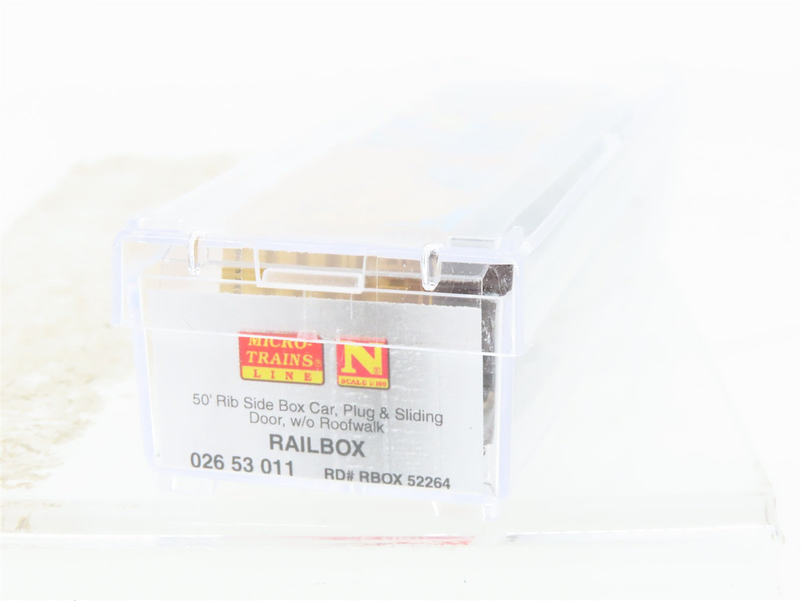 N Scale Micro-Trains MTL 02553011 RBOX Railbox 50' Box Car #52264 w/ Graffiti