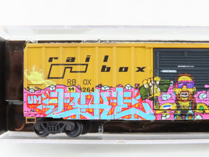 N Scale Micro-Trains MTL 02544561 RBOX 50' Box Car #39264 w/ Mardi Gras Graffiti
