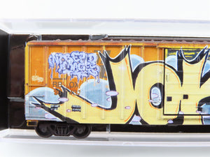 N Scale Micro-Trains MTL 02545013 RBOX Railbox 50' Box Car #38432 w/ Graffiti
