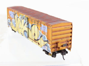 N Scale Micro-Trains MTL 02545013 RBOX Railbox 50' Box Car #38432 w/ Graffiti