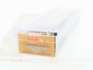 N Scale Micro-Trains MTL 02545013 RBOX Railbox 50' Box Car #38432 w/ Graffiti