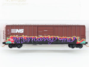 N Micro-Trains MTL 02544731 NS Norfolk Southern 50' Box Car #400024 w/ Graffiti