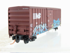 N Micro-Trains MTL 02544731 NS Norfolk Southern 50' Box Car #400024 w/ Graffiti