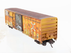 N Scale Micro-Trains MTL 02654071 ABOX Railbox 50' Box Car #52075 w/ Graffiti