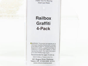 N Scale Micro-Trains MTL 02654071 ABOX Railbox 50' Box Car #52075 w/ Graffiti