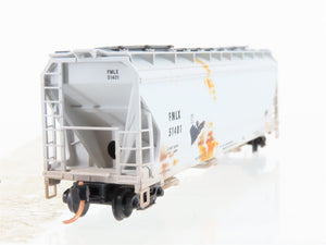 N Scale Micro-Trains MTL 09444530 FMLX FMC Corp. 3-Bay Hopper #51401 w/ Graffiti