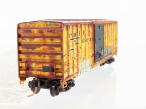 N Scale Micro-Trains MTL 02544565 RBOX Railbox 50' Box Car #32556 w/ Graffiti