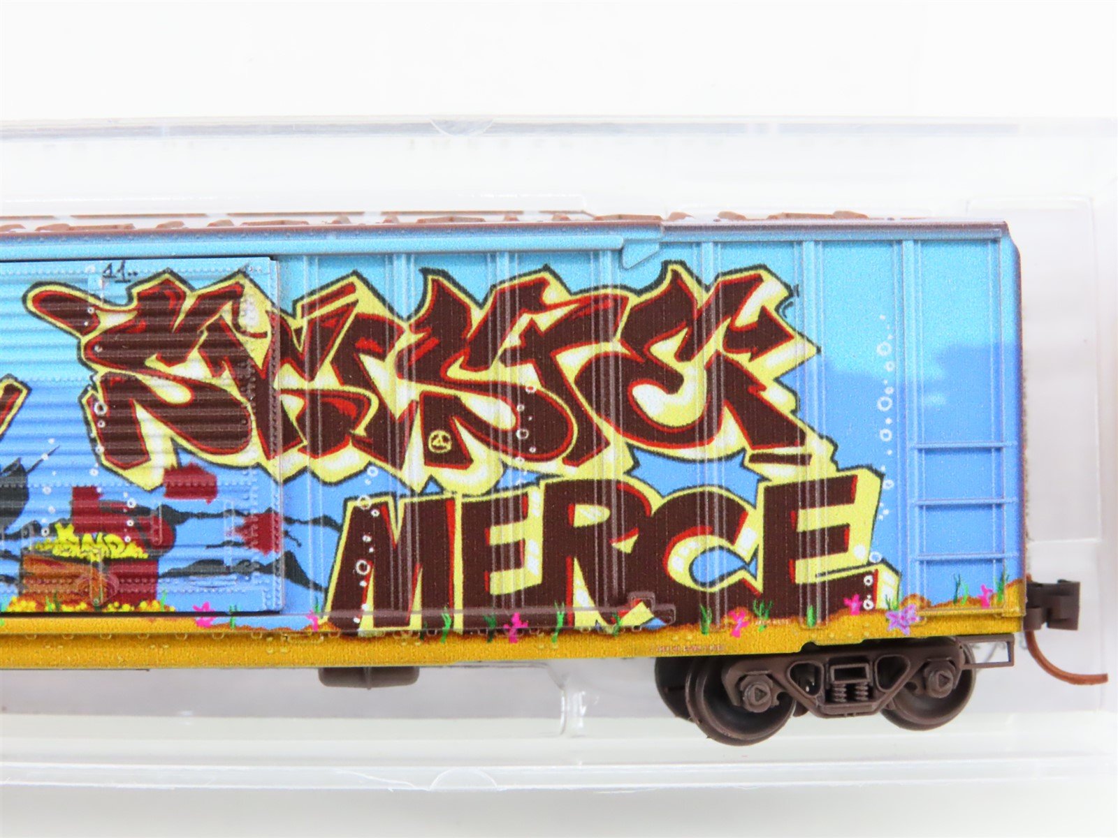 N Micro-Trains MTL 02544146 HS Hartford & Slocumb 50' Box Car #30071 w/ Graffiti