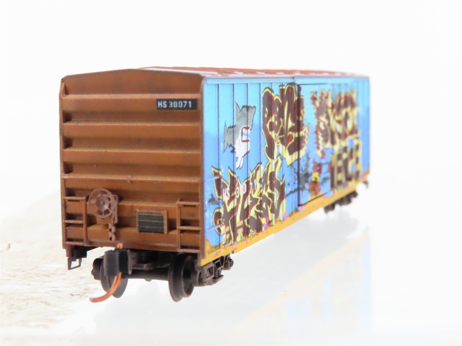 N Micro-Trains MTL 02544146 HS Hartford & Slocumb 50' Box Car #30071 w/ Graffiti