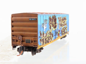 N Micro-Trains MTL 02544146 HS Hartford & Slocumb 50' Box Car #30071 w/ Graffiti