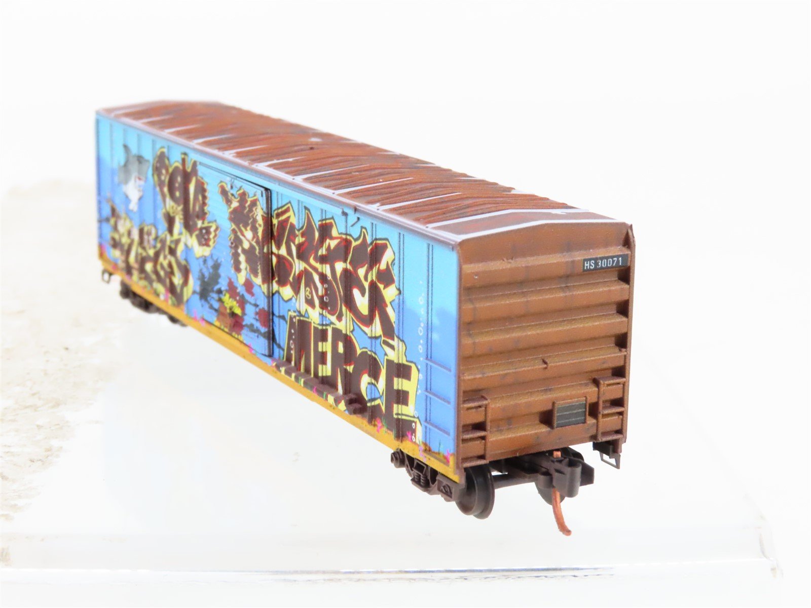 N Micro-Trains MTL 02544146 HS Hartford & Slocumb 50' Box Car #30071 w/ Graffiti