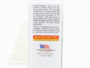 N Scale Micro-Trains MTL Kit 02500000 Undecorated 50' Rib Side Box Car