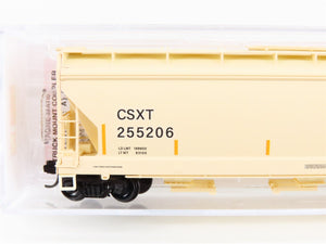 N Scale Micro-Trains MTL 09400610 CSXT CSX 3-Bay Covered Hopper #255206