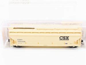 N Scale Micro-Trains MTL 09400610 CSXT CSX 3-Bay Covered Hopper #255206