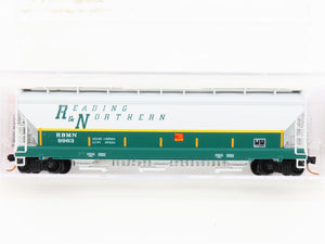 N Micro-Trains MTL 09400550 RBMN Reading & Northern 3-Bay Covered Hopper #9963