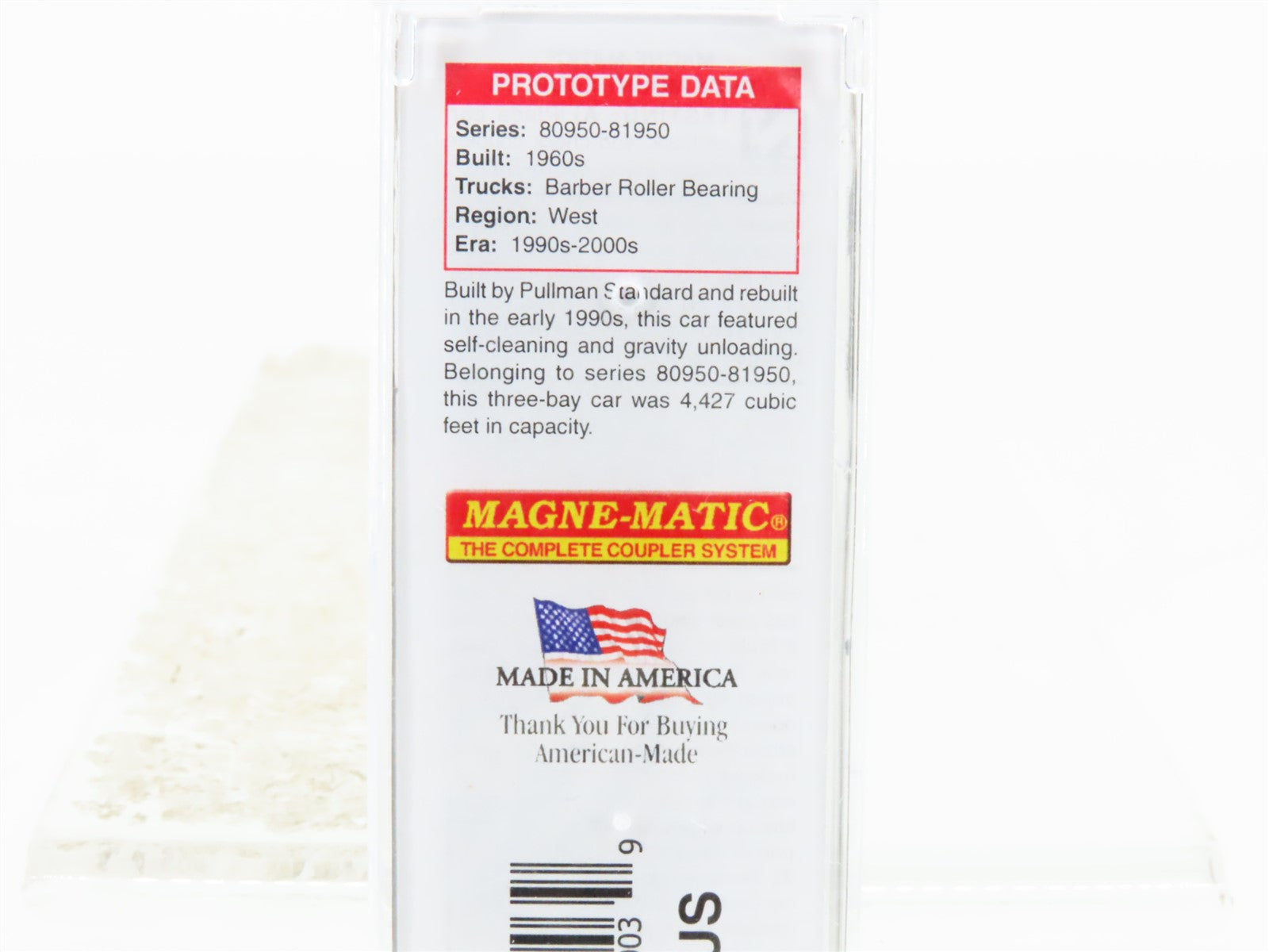 N Scale Micro-Trains MTL 09600192 UP Union Pacific 3-Bay Covered Hopper #81700
