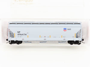 N Scale Micro-Trains MTL 09400601 SP Union Pacific 3-Bay Covered Hopper #496474