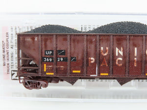 N Micro-Trains MTL 10844360 UP Union Pacific 3-Bay Hopper #36929 - Weathered