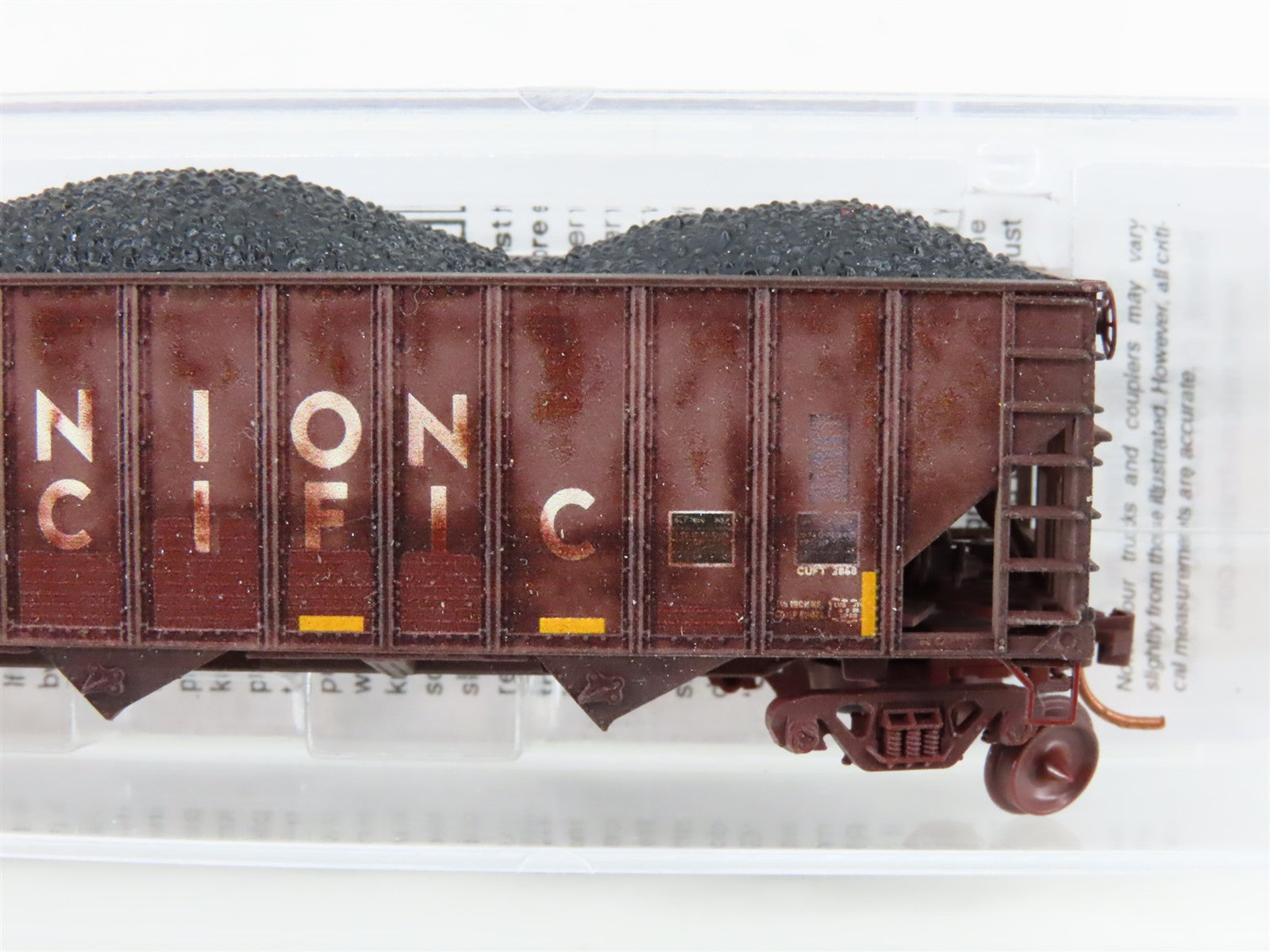 N Micro-Trains MTL 10844360 UP Union Pacific 3-Bay Hopper #36929 - Weathered