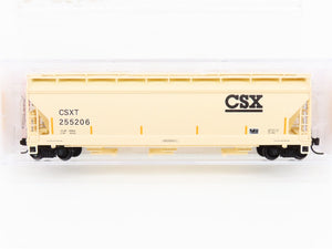 N Scale Micro-Trains MTL 09400610 CSXT CSX 3-Bay Covered Hopper #255206