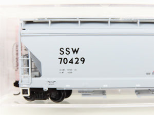 N Scale Micro-Trains MTL 09400621 SSW Cotton Belt 3-Bay Covered Hopper #70429