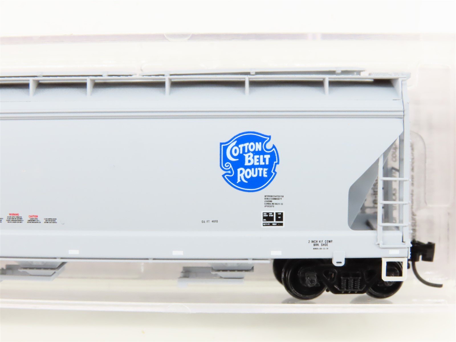 N Scale Micro-Trains MTL 09400621 SSW Cotton Belt 3-Bay Covered Hopper #70429