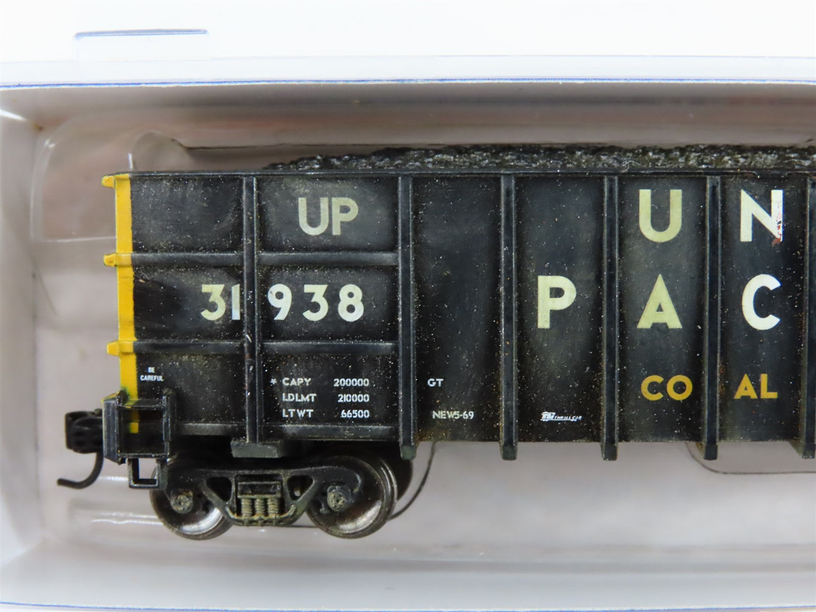 N Scale Athearn ATH6892 UP Union Pacific High Side Gondola #31938 - Weathered
