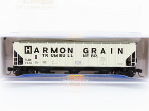 N Scale Athearn ATH27421 TLDX Harmon Grain PS 4427 3-Bay Covered Hopper #7228