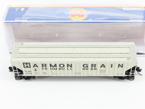N Scale Athearn ATH27421 TLDX Harmon Grain PS 4427 3-Bay Covered Hopper #7228
