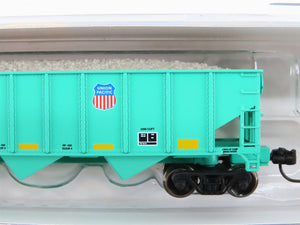 N Scale Athearn ATH1761 UP Union Pacific 40' 3-Bay Hopper #919610 w/ Load