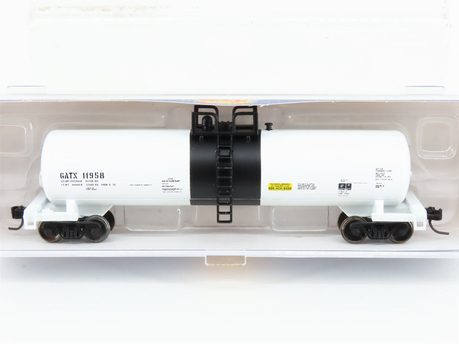 N Scale Athearn ATH17610 GATX 50' 20K Gallon General Service Tank Car #11958