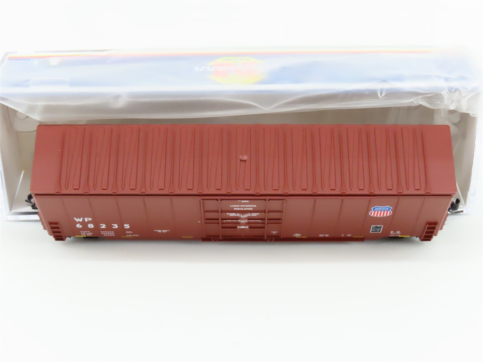 N Scale Athearn ATH3780 WP (Union Pacific Logo) 50' High Cube Box Car #68235