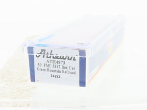 N Scale Athearn ATH4873 GNRC Green Mountain Railroad 50' FMC 5347 Box Car #24182