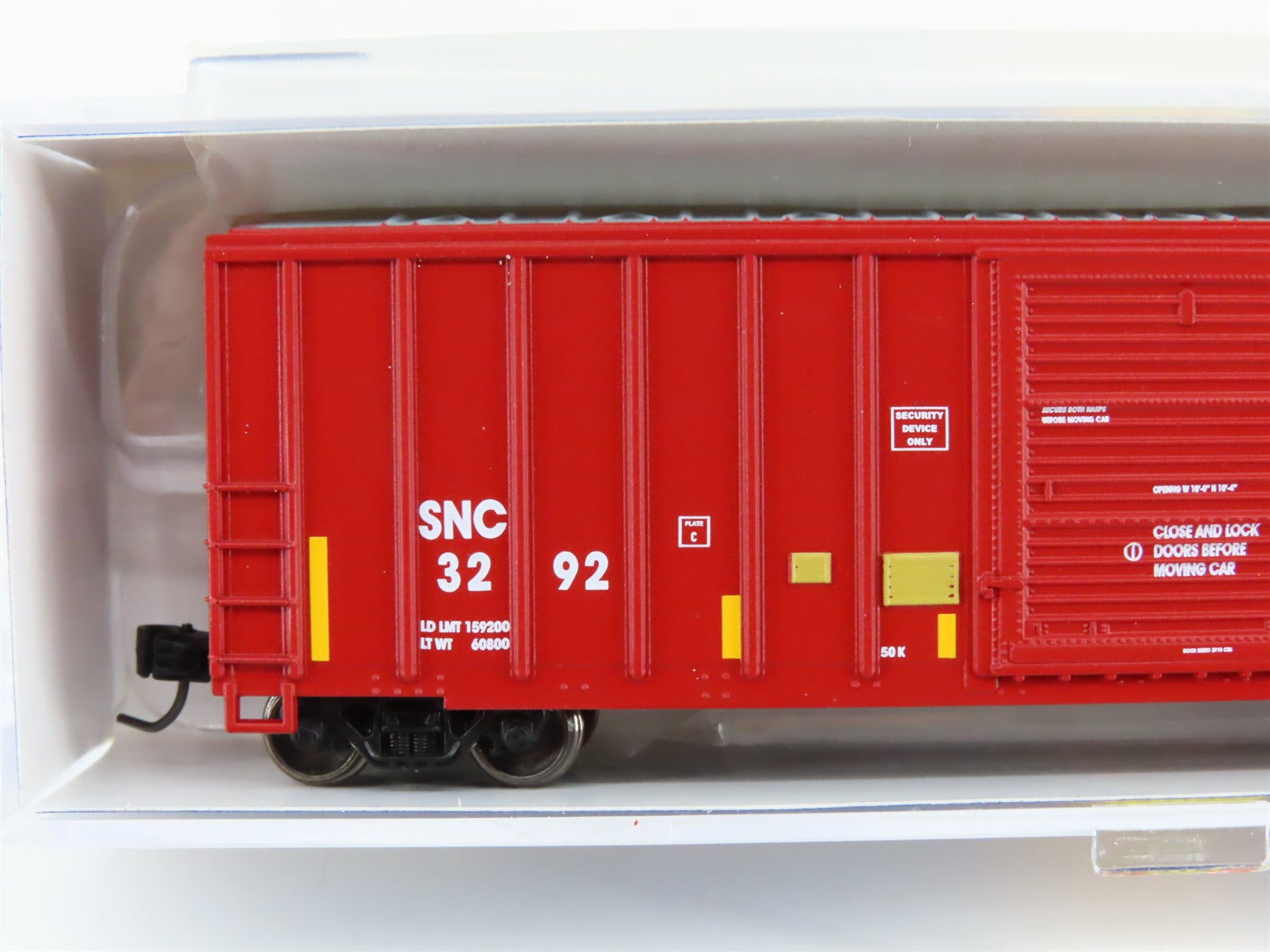 N Scale Athearn ATH4883 SNC Saratoga & North Creek 50' FMC 5347 Box Car #3292