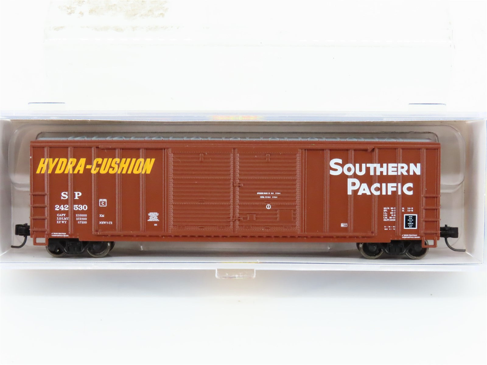 N Scale Athearn ATH17563 SP Southern Pacific 50' Double Door Box Car #242530