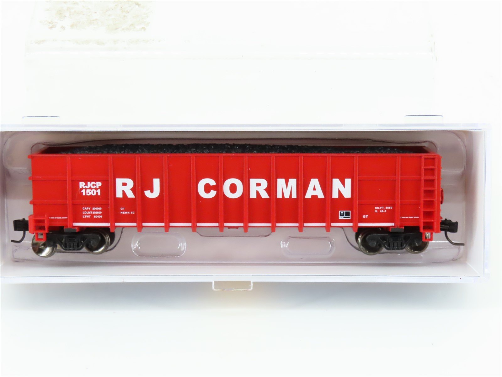 N Scale Athearn ATH5944 RJCP RJ Gorman Thrall High Side Gondola #1501 w/ Load
