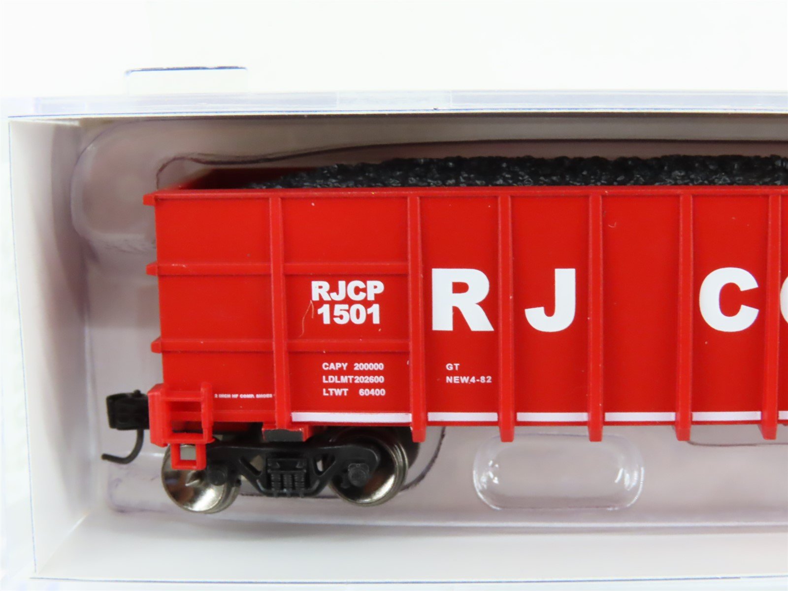 N Scale Athearn ATH5944 RJCP RJ Gorman Thrall High Side Gondola #1501 w/ Load