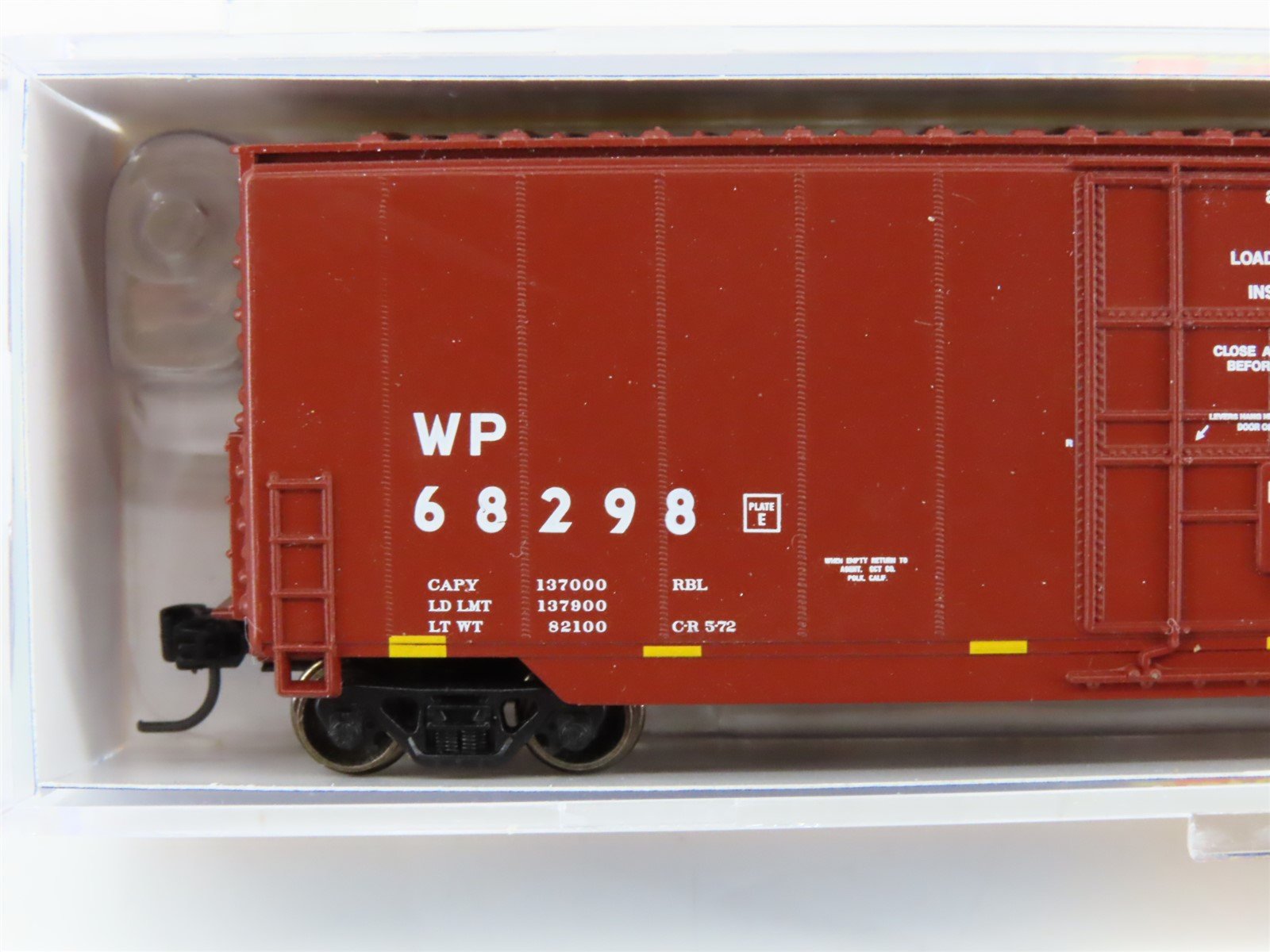 N Scale Athearn ATH3782 WP (Union Pacific Logo) 50' High Cube Box Car #68298