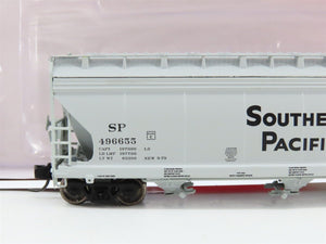 N Scale InterMountain 67003-27 SP Southern Pacific 3-Bay Hopper 496655 RTR
