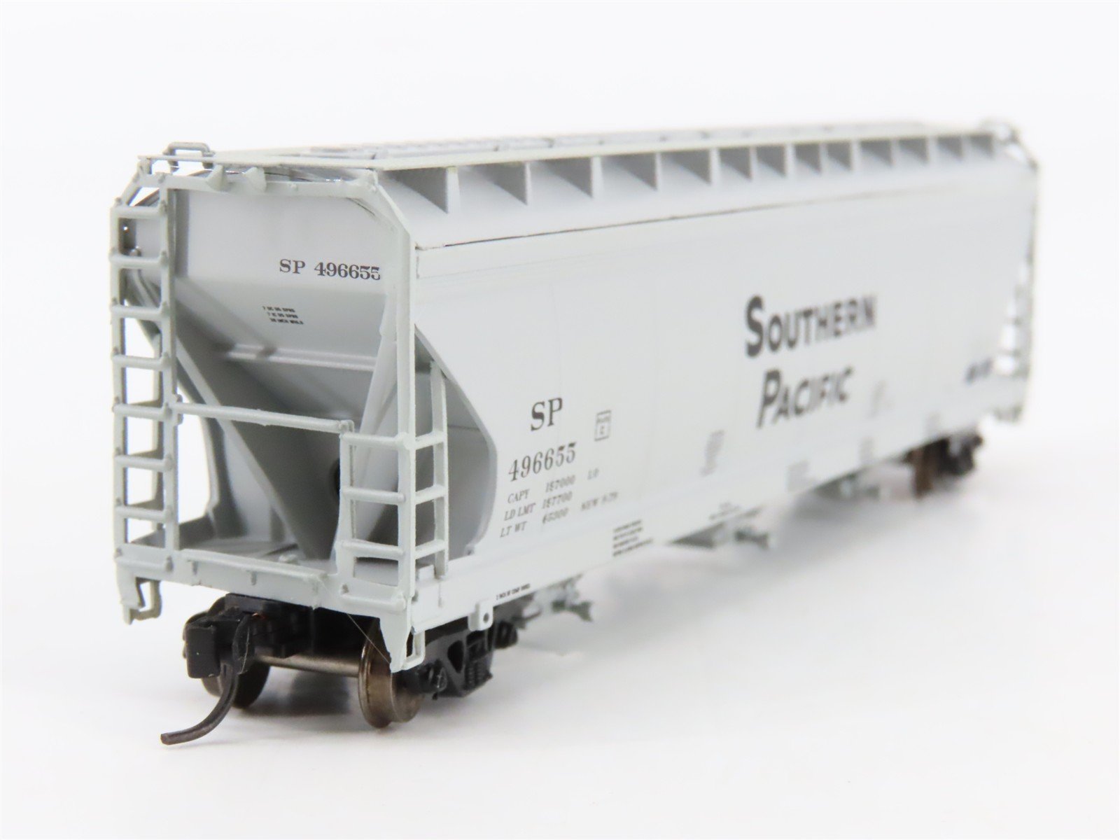 N Scale InterMountain 67003-27 SP Southern Pacific 3-Bay Hopper 496655 RTR
