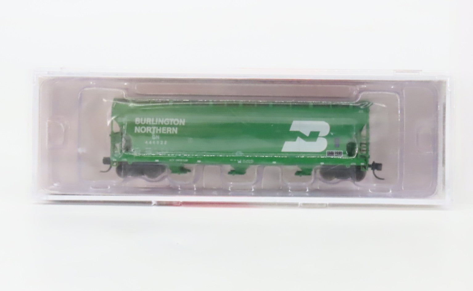 N Scale InterMountain 67001-56 BN Burlington Northern 3-Bay Hopper 446022 RTR